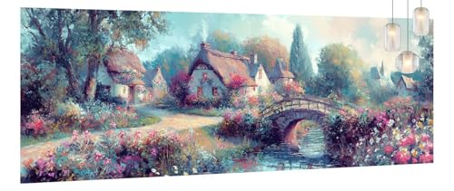 Malen Nach Zahlen Erwachsene Brücke,DIY Paint by Numbers für Anfänger und Kinder,Bastelset Handgemalt Ölgemälde Kreativ Set Mit 3-Pinseln und Acrylfarbe,Geschenk Home Décor Landschaft 80 X 200cm Y683 Malen Nach Zahlen Erwachsene Brücke,DIY Paint by Numbers für Anfänger und Kinder,Bastelset Handgemalt Ölgemälde Kreativ Set Mit 3-Pinseln und Acrylfarbe,Geschenk Home Décor Landschaft 80 X 200cm Y683 von Generic