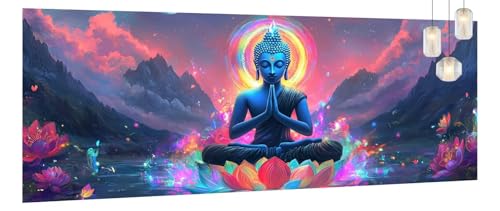 Malen Nach Zahlen Erwachsene Buddha, DIY Malen Nach Zahlen XXL Paint by Numbers für Anfänger, Bastelset Handgemalt Ölgemälde Kreativ Set Mit Pinseln und Acrylfarbe, Home Décor Blume 90 X 240cm Y1036 Malen Nach Zahlen Erwachsene Buddha, DIY Malen Nach Zahlen XXL Paint by Numbers für Anfänger, Bastelset Handgemalt Ölgemälde Kreativ Set Mit Pinseln und Acrylfarbe, Home Décor Blume 90 X 240cm Y1036 von Generic