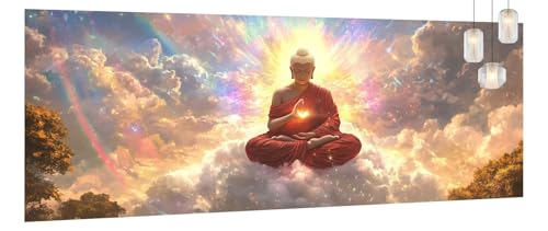 Malen Nach Zahlen Erwachsene Buddha, DIY Malen Nach Zahlen XXL Paint by Numbers für Anfänger, Bastelset Handgemalt Ölgemälde Kreativ Set Mit Pinseln und Acrylfarbe, Home Décor Wolke 80 X 180cm Y1054 Malen Nach Zahlen Erwachsene Buddha, DIY Malen Nach Zahlen XXL Paint by Numbers für Anfänger, Bastelset Handgemalt Ölgemälde Kreativ Set Mit Pinseln und Acrylfarbe, Home Décor Wolke 80 X 180cm Y1054 von Generic
