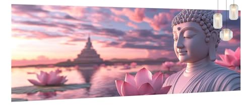 Malen Nach Zahlen Erwachsene Buddha, DIY Malen Nach Zahlen XXL Paint by Numbers für Anfänger, Bastelset Handgemalt Ölgemälde Set Mit Pinseln und Acrylfarbe, Home Décor Geheimnisvoll 80 X 180cm Y1044 Malen Nach Zahlen Erwachsene Buddha, DIY Malen Nach Zahlen XXL Paint by Numbers für Anfänger, Bastelset Handgemalt Ölgemälde Set Mit Pinseln und Acrylfarbe, Home Décor Geheimnisvoll 80 X 180cm Y1044 von Generic