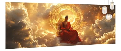 Malen Nach Zahlen Erwachsene Buddha, DIY Paint by Numbers für Anfänger, Bastelset Handgemalt Ölgemälde Kreativ Set Mit 3-Pinseln und Acrylfarbe, Geschenk Home Wand Décor Geheimnisvoll 70 X 160cm Y1041 Malen Nach Zahlen Erwachsene Buddha, DIY Paint by Numbers für Anfänger, Bastelset Handgemalt Ölgemälde Kreativ Set Mit 3-Pinseln und Acrylfarbe, Geschenk Home Wand Décor Geheimnisvoll 70 X 160cm Y1041 von Generic
