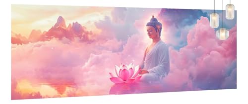 Malen Nach Zahlen Erwachsene Buddha, DIY Paint by Numbers für Anfänger, Bastelset Handgemalt Ölgemälde Kreativ Set Mit 3-Pinseln und Acrylfarbe, Geschenk Home Wand Décor Geheimnisvoll 80 X 200cm Y1043 Malen Nach Zahlen Erwachsene Buddha, DIY Paint by Numbers für Anfänger, Bastelset Handgemalt Ölgemälde Kreativ Set Mit 3-Pinseln und Acrylfarbe, Geschenk Home Wand Décor Geheimnisvoll 80 X 200cm Y1043 von Generic