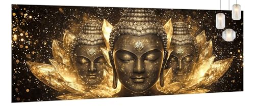 Malen Nach Zahlen Erwachsene Buddha, DIY Paint by Numbers für Anfänger und Kinder, Bastelset Handgemalt Ölgemälde Kreativ Set Mit 3-Pinseln und Acrylfarbe, Geschenk Home Décor Blume 50 X 120cm Y1037 Malen Nach Zahlen Erwachsene Buddha, DIY Paint by Numbers für Anfänger und Kinder, Bastelset Handgemalt Ölgemälde Kreativ Set Mit 3-Pinseln und Acrylfarbe, Geschenk Home Décor Blume 50 X 120cm Y1037 von Generic