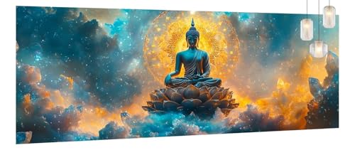 Malen Nach Zahlen Erwachsene Buddha, DIY Paint by Numbers für Anfänger und Kinder, Bastelset Handgemalt Ölgemälde Kreativ Set Mit 3-Pinseln und Acrylfarbe, Geschenk Home Décor Wolke 80 X 200cm Y1055 Malen Nach Zahlen Erwachsene Buddha, DIY Paint by Numbers für Anfänger und Kinder, Bastelset Handgemalt Ölgemälde Kreativ Set Mit 3-Pinseln und Acrylfarbe, Geschenk Home Décor Wolke 80 X 200cm Y1055 von Generic