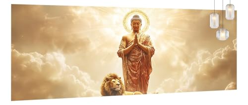 Malen Nach Zahlen Erwachsene Buddha,DIY Malen Nach Zahlen XXL Paint by Numbers für Anfänger,Bastelset Handgemalt Ölgemälde Kreativ Set Mit Pinseln und Acrylfarbe,Home Wand Décor Löwe 80 X 200cm Y1046 Malen Nach Zahlen Erwachsene Buddha,DIY Malen Nach Zahlen XXL Paint by Numbers für Anfänger,Bastelset Handgemalt Ölgemälde Kreativ Set Mit Pinseln und Acrylfarbe,Home Wand Décor Löwe 80 X 200cm Y1046 von Generic