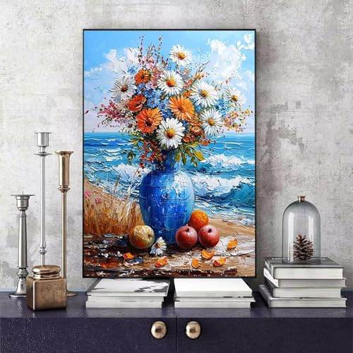 Malen Nach Zahlen Erwachsene Chrysantheme Malen Nach Zahlen Vase, DIY Set Erwachsene Paint by Numbers mit 3 Pinsel und Acrylfarben für Zimmer Deko Wohnzimmer, Geschenke 100 x 135 cm -bby2506V0TFI Malen Nach Zahlen Erwachsene Chrysantheme Malen Nach Zahlen Vase, DIY Set Erwachsene Paint by Numbers mit 3 Pinsel und Acrylfarben für Zimmer Deko Wohnzimmer, Geschenke 100 x 135 cm -bby2506V0TFI von Generic