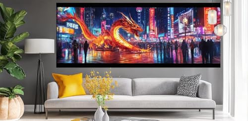 Malen Nach Zahlen Erwachsene Drache,DIY Malen Nach Zahlen XXL Paint by Numbers für Anfänger,Bastelset Handgemalt Ölgemälde Kreativ Set Mit Pinseln und Acrylfarbe,Home Décor Landschaft 30 X 70cm Y416 Malen Nach Zahlen Erwachsene Drache,DIY Malen Nach Zahlen XXL Paint by Numbers für Anfänger,Bastelset Handgemalt Ölgemälde Kreativ Set Mit Pinseln und Acrylfarbe,Home Décor Landschaft 30 X 70cm Y416 von Generic