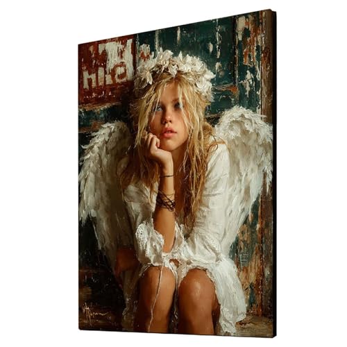 Malen Nach Zahlen Erwachsene Engel DIY Set Erwachsene mit Leinwand zum Bemalen Frau 135 x 100cm 36 Farben Acrylfarben Set und Pinsel, Malen Nach Zahlen Kinder für Deko Wohnzimmer Geschenke 2YH-3070 Malen Nach Zahlen Erwachsene Engel DIY Set Erwachsene mit Leinwand zum Bemalen Frau 135 x 100cm 36 Farben Acrylfarben Set und Pinsel, Malen Nach Zahlen Kinder für Deko Wohnzimmer Geschenke 2YH-3070 von Generic