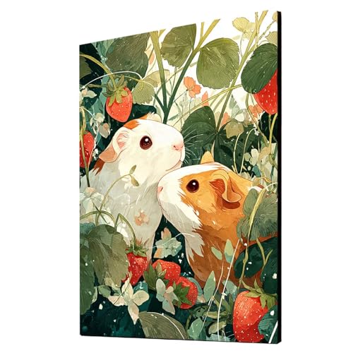 Malen Nach Zahlen Erwachsene Erdbeere DIY Set Erwachsene mit Leinwand zum Bemalen Maus 100x135 cm 36 Farben Acrylfarben Set und Pinsel, Malen Nach Zahlen Kinder für Deko Wohnzimmer Geschenke 2YH-2270 Malen Nach Zahlen Erwachsene Erdbeere DIY Set Erwachsene mit Leinwand zum Bemalen Maus 100x135 cm 36 Farben Acrylfarben Set und Pinsel, Malen Nach Zahlen Kinder für Deko Wohnzimmer Geschenke 2YH-2270 von Generic
