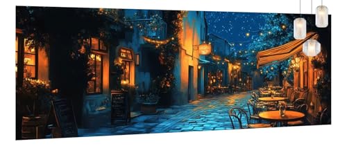 Malen Nach Zahlen Erwachsene Europa, DIY Paint by Numbers für Anfänger, Bastelset Handgemalt Ölgemälde Kreativ Set Mit 3-Pinseln und Acrylfarbe, Geschenk Home Wand Décor Architektur 80 X 200cm Y665 Malen Nach Zahlen Erwachsene Europa, DIY Paint by Numbers für Anfänger, Bastelset Handgemalt Ölgemälde Kreativ Set Mit 3-Pinseln und Acrylfarbe, Geschenk Home Wand Décor Architektur 80 X 200cm Y665 von Generic