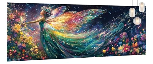 Malen Nach Zahlen Erwachsene Farbe, DIY Paint by Numbers für Anfänger, Bastelset Handgemalt Ölgemälde Kreativ Set Mit 3-Pinseln und Acrylfarbe, Geschenk Home Wand Décor Fee 90 X 240cm Ohne Rahmen Y767 Malen Nach Zahlen Erwachsene Farbe, DIY Paint by Numbers für Anfänger, Bastelset Handgemalt Ölgemälde Kreativ Set Mit 3-Pinseln und Acrylfarbe, Geschenk Home Wand Décor Fee 90 X 240cm Ohne Rahmen Y767 von Generic