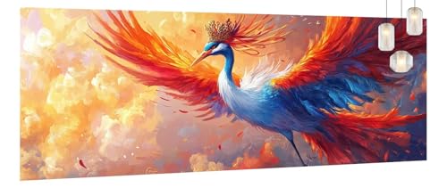 Malen Nach Zahlen Erwachsene Farbe,DIY Paint by Numbers für Anfänger,Bastelset Handgemalt Ölgemälde Kreativ Set Mit 3-Pinseln und Acrylfarbe,Geschenk Home Wand Décor Vogel 40 X 90cm Ohne Rahmen Y779 Malen Nach Zahlen Erwachsene Farbe,DIY Paint by Numbers für Anfänger,Bastelset Handgemalt Ölgemälde Kreativ Set Mit 3-Pinseln und Acrylfarbe,Geschenk Home Wand Décor Vogel 40 X 90cm Ohne Rahmen Y779 von Generic