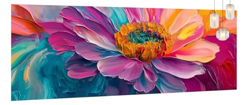 Malen Nach Zahlen Erwachsene Farbe,DIY Paint by Numbers für Anfänger und Kinder,Bastelset Handgemalt Ölgemälde Kreativ Set Mit 3-Pinseln und Acrylfarbe,Geschenk Home Wand Décor Blume 50 X 120cm Y765 Malen Nach Zahlen Erwachsene Farbe,DIY Paint by Numbers für Anfänger und Kinder,Bastelset Handgemalt Ölgemälde Kreativ Set Mit 3-Pinseln und Acrylfarbe,Geschenk Home Wand Décor Blume 50 X 120cm Y765 von Generic