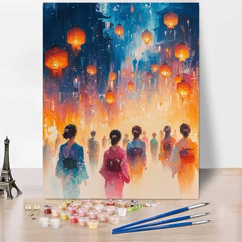 Malen Nach Zahlen Erwachsene Figur Malen Nach Zahlen Abstrakt, DIY Set Erwachsene Anfänger Mit 3 - Pinseln und Acrylfarbe, Handgemalt Ölgemälde für Frauen, Deko Wohnzimmer 40×60cm Ohne Rahmen -XY77P Malen Nach Zahlen Erwachsene Figur Malen Nach Zahlen Abstrakt, DIY Set Erwachsene Anfänger Mit 3 - Pinseln und Acrylfarbe, Handgemalt Ölgemälde für Frauen, Deko Wohnzimmer 40×60cm Ohne Rahmen -XY77P von Generic