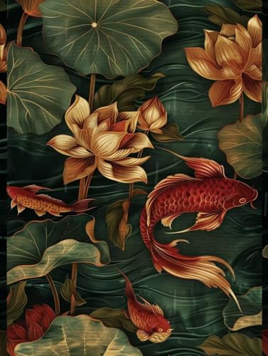 Malen Nach Zahlen Erwachsene Fisch, Malen Nach Zahlen Blume, Paint by Numbers Bastelset Erwachsene DIY Handgemalt Ölgemälde Leinwand Kits für Wanddeko, Geschenke für Frauen Anfänger 60x70cm 5-3098 Malen Nach Zahlen Erwachsene Fisch, Malen Nach Zahlen Blume, Paint by Numbers Bastelset Erwachsene DIY Handgemalt Ölgemälde Leinwand Kits für Wanddeko, Geschenke für Frauen Anfänger 60x70cm 5-3098 von Generic