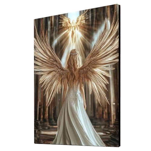 Malen Nach Zahlen Erwachsene Flügel DIY Set Erwachsene mit Leinwand zum Bemalen Engel 70x95 cm 36 Farben Acrylfarben Set und Pinsel, Malen Nach Zahlen Kinder für Deko Wohnzimmer Geschenke 2YH-5367 Malen Nach Zahlen Erwachsene Flügel DIY Set Erwachsene mit Leinwand zum Bemalen Engel 70x95 cm 36 Farben Acrylfarben Set und Pinsel, Malen Nach Zahlen Kinder für Deko Wohnzimmer Geschenke 2YH-5367 von Generic