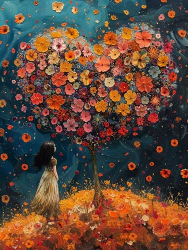 Malen Nach Zahlen Erwachsene Frau, Malen Nach Zahlen Baum, DIY Basteln Erwachsene Leinwand Kit Mit Pinseln und Acrylfarbe, DIY Paint by Numbers Kit, für Wanddeko, Geschenke für Frauen, 90x120cm 8-9640 Malen Nach Zahlen Erwachsene Frau, Malen Nach Zahlen Baum, DIY Basteln Erwachsene Leinwand Kit Mit Pinseln und Acrylfarbe, DIY Paint by Numbers Kit, für Wanddeko, Geschenke für Frauen, 90x120cm 8-9640 von Generic
