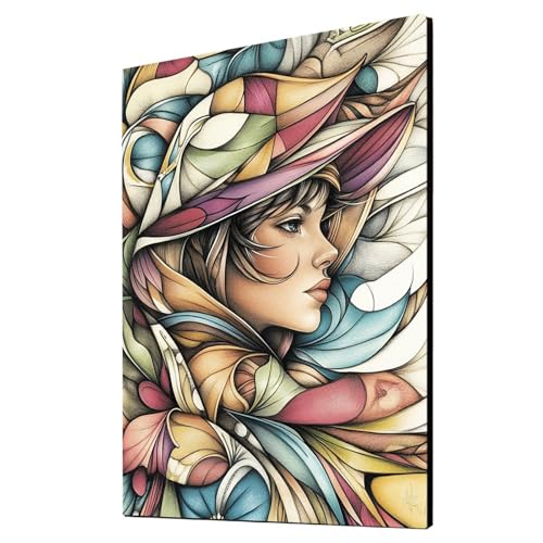 Malen Nach Zahlen Erwachsene Frau DIY Set Erwachsene mit Leinwand zum Bemalen Abstrakt 135x100 cm 36 Farben Acrylfarben Set und Pinsel, Malen Nach Zahlen Kinder für Deko Wohnzimmer Geschenke 2YH-2950 Malen Nach Zahlen Erwachsene Frau DIY Set Erwachsene mit Leinwand zum Bemalen Abstrakt 135x100 cm 36 Farben Acrylfarben Set und Pinsel, Malen Nach Zahlen Kinder für Deko Wohnzimmer Geschenke 2YH-2950 von Generic