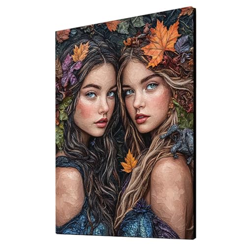 Malen Nach Zahlen Erwachsene Frau DIY Set Erwachsene mit Leinwand zum Bemalen Ahornblatt 55x40 cm 36 Farben Acrylfarben Set und Pinsel, Malen Nach Zahlen Kinder für Deko Wohnzimmer Geschenke 2YH-2424 Malen Nach Zahlen Erwachsene Frau DIY Set Erwachsene mit Leinwand zum Bemalen Ahornblatt 55x40 cm 36 Farben Acrylfarben Set und Pinsel, Malen Nach Zahlen Kinder für Deko Wohnzimmer Geschenke 2YH-2424 von Generic