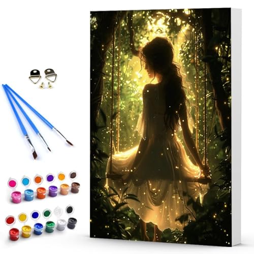 Malen Nach Zahlen Erwachsene Frau Malen Nach Zahlen Bastelset Erwachsene, DIY Swing Mit Pinseln und Acrylfarben Handgemalt Ölgemälde Leinwand Set, Home Deko Geschenk 70 x 95 cm Ohne Rahmen -TL2503UI Malen Nach Zahlen Erwachsene Frau Malen Nach Zahlen Bastelset Erwachsene, DIY Swing Mit Pinseln und Acrylfarben Handgemalt Ölgemälde Leinwand Set, Home Deko Geschenk 70 x 95 cm Ohne Rahmen -TL2503UI von Generic