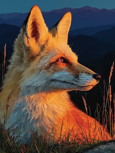 Malen Nach Zahlen Erwachsene Fuchs, DIY Basteln Erwachsene Leinwand Kit für Wanddeko, Tier Malen Nach Zahlen Mit Pinseln und Acrylfarbe, DIY Paint by Numbers, Geschenke für Frauen, 60x90cm L-2504 Malen Nach Zahlen Erwachsene Fuchs, DIY Basteln Erwachsene Leinwand Kit für Wanddeko, Tier Malen Nach Zahlen Mit Pinseln und Acrylfarbe, DIY Paint by Numbers, Geschenke für Frauen, 60x90cm L-2504 von Generic