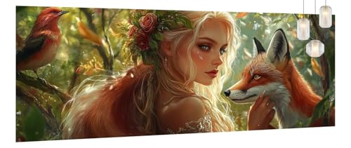 Malen Nach Zahlen Erwachsene Fuchs,DIY Malen Nach Zahlen XXL Paint by Numbers für Anfänger,Bastelset Handgemalt Ölgemälde Kreativ Set Mit Pinseln und Acrylfarbe,Home Décor Schönheit 90 X 240cm Y1144 Malen Nach Zahlen Erwachsene Fuchs,DIY Malen Nach Zahlen XXL Paint by Numbers für Anfänger,Bastelset Handgemalt Ölgemälde Kreativ Set Mit Pinseln und Acrylfarbe,Home Décor Schönheit 90 X 240cm Y1144 von Generic