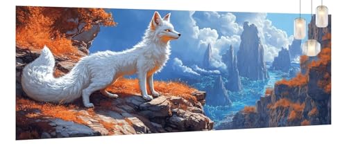 Malen Nach Zahlen Erwachsene Fuchs,DIY Paint by Numbers für Anfänger und Kinder,Bastelset Handgemalt Ölgemälde Kreativ Set Mit 3-Pinseln und Acrylfarbe,Geschenk Home Décor Landschaft 90 X 240cm Y1141 Malen Nach Zahlen Erwachsene Fuchs,DIY Paint by Numbers für Anfänger und Kinder,Bastelset Handgemalt Ölgemälde Kreativ Set Mit 3-Pinseln und Acrylfarbe,Geschenk Home Décor Landschaft 90 X 240cm Y1141 von Generic