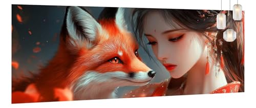 Malen Nach Zahlen Erwachsene Fuchs,DIY Paint by Numbers für Anfänger und Kinder,Bastelset Handgemalt Ölgemälde Kreativ Set Mit 3-Pinseln und Acrylfarbe,Geschenk Home Décor Schönheit 60 X 120cm Y1145 Malen Nach Zahlen Erwachsene Fuchs,DIY Paint by Numbers für Anfänger und Kinder,Bastelset Handgemalt Ölgemälde Kreativ Set Mit 3-Pinseln und Acrylfarbe,Geschenk Home Décor Schönheit 60 X 120cm Y1145 von Generic