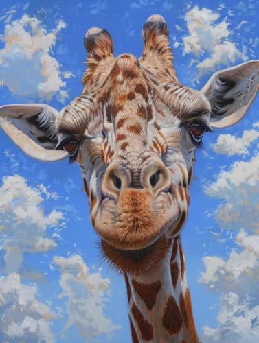 Malen Nach Zahlen Erwachsene Giraffe, Malen Nach Zahlen Wolke, Paint by Numbers Bastelset Erwachsene DIY Handgemalt Ölgemälde Leinwand Kits für Wanddeko, Geschenke für Frauen Anfänger 80x110cm 2-7228 Malen Nach Zahlen Erwachsene Giraffe, Malen Nach Zahlen Wolke, Paint by Numbers Bastelset Erwachsene DIY Handgemalt Ölgemälde Leinwand Kits für Wanddeko, Geschenke für Frauen Anfänger 80x110cm 2-7228 von Generic