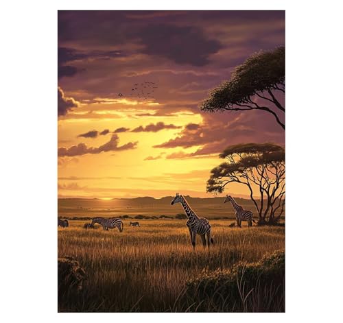 Malen Nach Zahlen Erwachsene Giraffe DIY Set Erwachsene mit Leinwand zum Bemalen Landschaft 100 x 135cm 36 Farben Acrylfarben Set Pinsel, Malen Nach Zahlen Kinder, Geschenke für Frauen YH2-2586 Malen Nach Zahlen Erwachsene Giraffe DIY Set Erwachsene mit Leinwand zum Bemalen Landschaft 100 x 135cm 36 Farben Acrylfarben Set Pinsel, Malen Nach Zahlen Kinder, Geschenke für Frauen YH2-2586 von Generic