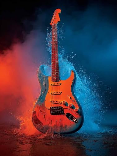 Malen Nach Zahlen Erwachsene Gitarre, DIY Basteln Erwachsene Leinwand Kit für Wanddeko, Musik Malen Nach Zahlen Mit Pinseln und Acrylfarbe, DIY Paint by Numbers, Geschenke für Frauen, 60x90cm L-7765 Malen Nach Zahlen Erwachsene Gitarre, DIY Basteln Erwachsene Leinwand Kit für Wanddeko, Musik Malen Nach Zahlen Mit Pinseln und Acrylfarbe, DIY Paint by Numbers, Geschenke für Frauen, 60x90cm L-7765 von Generic