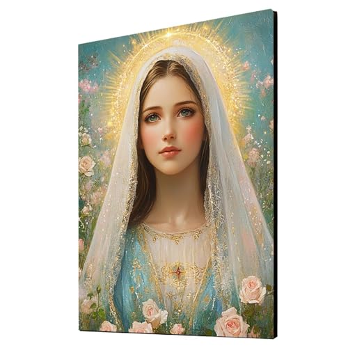 Malen Nach Zahlen Erwachsene Heilige Mutter DIY Set Erwachsene mit Leinwand zum Bemalen Blume 100x135cm 36 Farben Acrylfarben Set und Pinsel, Malen Nach Zahlen Kinder für Deko Wohnzimmer 2YH-3150 Malen Nach Zahlen Erwachsene Heilige Mutter DIY Set Erwachsene mit Leinwand zum Bemalen Blume 100x135cm 36 Farben Acrylfarben Set und Pinsel, Malen Nach Zahlen Kinder für Deko Wohnzimmer 2YH-3150 von Generic