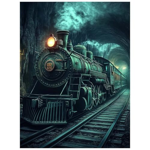 Malen Nach Zahlen Erwachsene Höhle Malen Nach Zahlen Kinder, DIY Set Erwachsene mit Pinselset Acrylfarben Set Leinwand zum Bemalen 135x100CM, Zug Paint by Numbers Deko wohnzimmer Geschenke 8YH-3185 Malen Nach Zahlen Erwachsene Höhle Malen Nach Zahlen Kinder, DIY Set Erwachsene mit Pinselset Acrylfarben Set Leinwand zum Bemalen 135x100CM, Zug Paint by Numbers Deko wohnzimmer Geschenke 8YH-3185 von Generic
