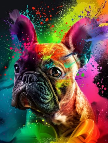 Malen Nach Zahlen Erwachsene Hund, Malen Nach Zahlen farblig, Paint by Numbers Bastelset Erwachsene DIY Handgemalt Ölgemälde Leinwand Kits für Wanddeko, Geschenke für Frauen Anfänger 60x80cm 8-6656 Malen Nach Zahlen Erwachsene Hund, Malen Nach Zahlen farblig, Paint by Numbers Bastelset Erwachsene DIY Handgemalt Ölgemälde Leinwand Kits für Wanddeko, Geschenke für Frauen Anfänger 60x80cm 8-6656 von Generic