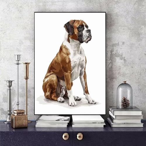 Malen Nach Zahlen Erwachsene Hund Malen Nach Zahlen Tier, DIY Set Erwachsene Paint by Numbers mit 3 Pinsel und Acrylfarben für Zimmer Deko Wohnzimmer, Geschenke für Frauen 100 X 135 CM -bby2506F4 Malen Nach Zahlen Erwachsene Hund Malen Nach Zahlen Tier, DIY Set Erwachsene Paint by Numbers mit 3 Pinsel und Acrylfarben für Zimmer Deko Wohnzimmer, Geschenke für Frauen 100 X 135 CM -bby2506F4 von Generic