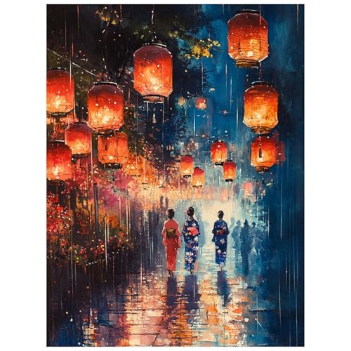 Malen Nach Zahlen Erwachsene Japanische Frau Malen Nach Zahlen Kinder, DIY Set Erwachsene mit Pinselset Acrylfarben Set Leinwand zum Bemalen 40x30cm, Straßenansicht Paint by Numbers,Geschenke 8YH-2060 Malen Nach Zahlen Erwachsene Japanische Frau Malen Nach Zahlen Kinder, DIY Set Erwachsene mit Pinselset Acrylfarben Set Leinwand zum Bemalen 40x30cm, Straßenansicht Paint by Numbers,Geschenke 8YH-2060 von Generic