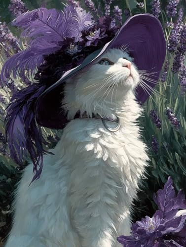 Malen Nach Zahlen Erwachsene Katze, DIY Basteln Erwachsene Leinwand Kit für Wanddeko, Blume Malen Nach Zahlen Mit Pinseln und Acrylfarbe, DIY Paint by Numbers, Geschenke für Frauen, 100x135cm 1-2349 Malen Nach Zahlen Erwachsene Katze, DIY Basteln Erwachsene Leinwand Kit für Wanddeko, Blume Malen Nach Zahlen Mit Pinseln und Acrylfarbe, DIY Paint by Numbers, Geschenke für Frauen, 100x135cm 1-2349 von Generic