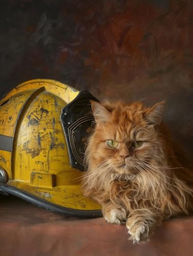 Malen Nach Zahlen Erwachsene Katze, Malen Nach Zahlen Tier, DIY Basteln Erwachsene Leinwand Kit Mit Pinseln und Acrylfarbe, DIY Paint by Numbers Kits, für Wanddeko, Geschenk, 100x135cm Q-1912 von Generic