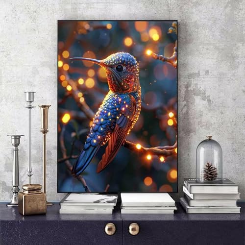 Malen Nach Zahlen Erwachsene Kolibri Malen Nach Zahlen Tier, DIY Set Erwachsene Paint by Numbers mit 3 Pinsel und Acrylfarben für Zimmer Deko Wohnzimmer, Geschenke für Frauen 20 x 30 cm -bby250659 Malen Nach Zahlen Erwachsene Kolibri Malen Nach Zahlen Tier, DIY Set Erwachsene Paint by Numbers mit 3 Pinsel und Acrylfarben für Zimmer Deko Wohnzimmer, Geschenke für Frauen 20 x 30 cm -bby250659 von Generic