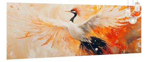 Malen Nach Zahlen Erwachsene Kranich, DIY Paint by Numbers für Anfänger und Kinder, Bastelset Handgemalt Ölgemälde Kreativ Set Mit 3-Pinseln und Acrylfarbe, Geschenk Home Décor Tier 90 X 240cm Y1137 Malen Nach Zahlen Erwachsene Kranich, DIY Paint by Numbers für Anfänger und Kinder, Bastelset Handgemalt Ölgemälde Kreativ Set Mit 3-Pinseln und Acrylfarbe, Geschenk Home Décor Tier 90 X 240cm Y1137 von Generic