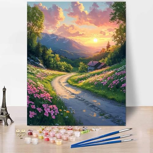 Malen Nach Zahlen Erwachsene LäNdlich Malen Nach Zahlen Kabine, DIY Set Erwachsene Mit 3 - Pinseln und Acrylfarbe, Handgemalt Ölgemälde für Frauen, Deko Wohnzimmer 100 x 135 cm Ohne Rahmen -XY27H Malen Nach Zahlen Erwachsene LäNdlich Malen Nach Zahlen Kabine, DIY Set Erwachsene Mit 3 - Pinseln und Acrylfarbe, Handgemalt Ölgemälde für Frauen, Deko Wohnzimmer 100 x 135 cm Ohne Rahmen -XY27H von Generic
