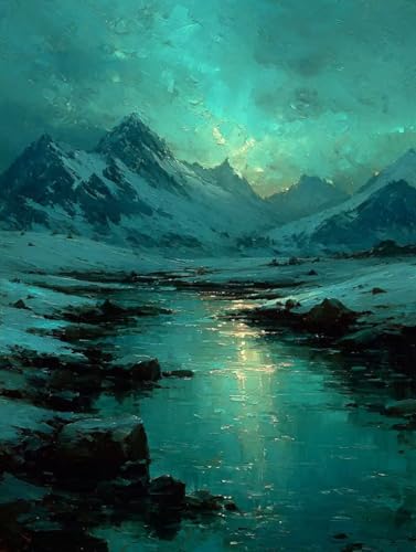 Malen Nach Zahlen Erwachsene Landschaft, Malen Nach Zahlen Schneeberg, DIY Basteln Erwachsene Leinwand Kits, DIY Paint by Numbers Adult Kits Mit Pinseln und Acrylfarbe, für Wanddeko, 100x135cm 0-8740 Malen Nach Zahlen Erwachsene Landschaft, Malen Nach Zahlen Schneeberg, DIY Basteln Erwachsene Leinwand Kits, DIY Paint by Numbers Adult Kits Mit Pinseln und Acrylfarbe, für Wanddeko, 100x135cm 0-8740 von Generic