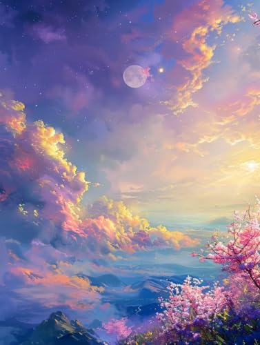 Malen Nach Zahlen Erwachsene Landschaft, Malen Nach Zahlen Wolke, Paint by Numbers Bastelset Erwachsene DIY Handgemalt Ölgemälde Leinwand Kits für Wanddeko, Geschenke für Frauen 30x40cm 2-6099 Malen Nach Zahlen Erwachsene Landschaft, Malen Nach Zahlen Wolke, Paint by Numbers Bastelset Erwachsene DIY Handgemalt Ölgemälde Leinwand Kits für Wanddeko, Geschenke für Frauen 30x40cm 2-6099 von Generic