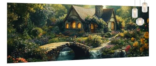 Malen Nach Zahlen Erwachsene Landschaft,DIY Malen Nach Zahlen XXL Paint by Numbers für Anfänger,Bastelset Handgemalt Ölgemälde Kreativ Set Mit Pinseln und Acrylfarbe,Home Décor Brücke 60 X 150cm Y958 Malen Nach Zahlen Erwachsene Landschaft,DIY Malen Nach Zahlen XXL Paint by Numbers für Anfänger,Bastelset Handgemalt Ölgemälde Kreativ Set Mit Pinseln und Acrylfarbe,Home Décor Brücke 60 X 150cm Y958 von Generic