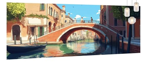 Malen Nach Zahlen Erwachsene Landschaft,DIY Malen Nach Zahlen XXL Paint by Numbers für Anfänger,Bastelset Handgemalt Ölgemälde Kreativ Set Mit Pinseln und Acrylfarbe,Home Décor Brücke 90 X 240cm Y968 Malen Nach Zahlen Erwachsene Landschaft,DIY Malen Nach Zahlen XXL Paint by Numbers für Anfänger,Bastelset Handgemalt Ölgemälde Kreativ Set Mit Pinseln und Acrylfarbe,Home Décor Brücke 90 X 240cm Y968 von Generic