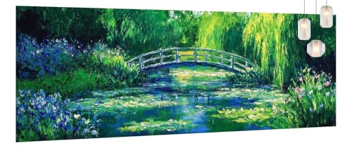 Malen Nach Zahlen Erwachsene Landschaft,DIY Paint by Numbers für Anfänger und Kinder,Bastelset Handgemalt Ölgemälde Kreativ Set Mit 3-Pinseln und Acrylfarbe,Geschenk Home Décor Brücke 90 X 240cm Y963 Malen Nach Zahlen Erwachsene Landschaft,DIY Paint by Numbers für Anfänger und Kinder,Bastelset Handgemalt Ölgemälde Kreativ Set Mit 3-Pinseln und Acrylfarbe,Geschenk Home Décor Brücke 90 X 240cm Y963 von Generic