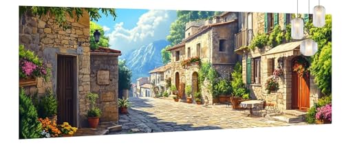Malen Nach Zahlen Erwachsene Landschaft,DIY Paint by Numbers für Anfänger und Kinder,Bastelset Handgemalt Ölgemälde Kreativ Set Mit 3-Pinseln und Acrylfarbe,Geschenk Home Décor Stadt 70 X 160cm Y871 Malen Nach Zahlen Erwachsene Landschaft,DIY Paint by Numbers für Anfänger und Kinder,Bastelset Handgemalt Ölgemälde Kreativ Set Mit 3-Pinseln und Acrylfarbe,Geschenk Home Décor Stadt 70 X 160cm Y871 von Generic