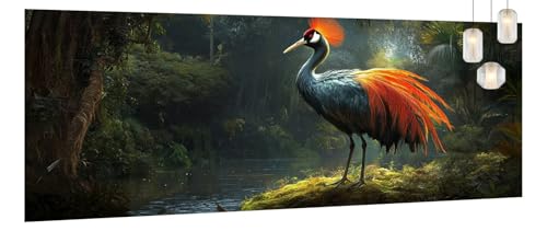 Malen Nach Zahlen Erwachsene Landschaft,DIY Paint by Numbers für Anfänger und Kinder,Bastelset Handgemalt Ölgemälde Kreativ Set Mit 3-Pinseln und Acrylfarbe,Geschenk Home Décor Tiere 60 X 120cm Y879 von Generic