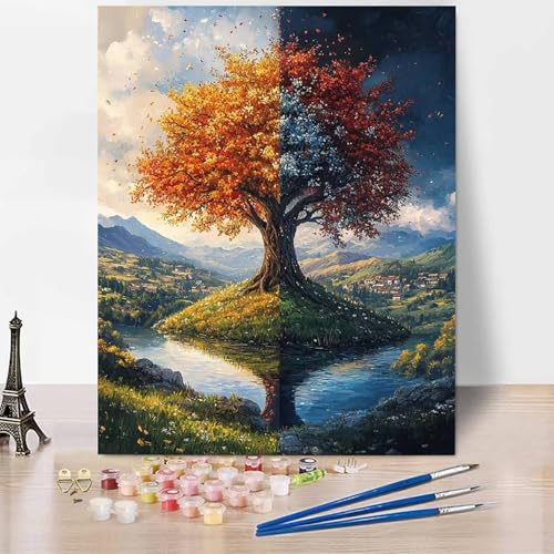 Malen Nach Zahlen Erwachsene Landschaft Malen Nach Zahlen Abstrakt, DIY Set Erwachsene Mit 3 - Pinseln und Acrylfarbe, Handgemalt Ölgemälde für Frauen, Deko Wohnzimmer 100 x 135 cm Ohne Rahmen -XY273 Malen Nach Zahlen Erwachsene Landschaft Malen Nach Zahlen Abstrakt, DIY Set Erwachsene Mit 3 - Pinseln und Acrylfarbe, Handgemalt Ölgemälde für Frauen, Deko Wohnzimmer 100 x 135 cm Ohne Rahmen -XY273 von Generic