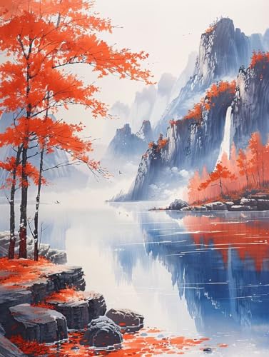 Malen Nach Zahlen Erwachsene Landschaft Malen Nach Zahlen Baum, Painting by Numbers, DIY Basteln Erwachsene Handgemalt Ölgemälde Set Mit Pinseln und Acrylfarbe für Zimmer Deko 90x120cm W-9613 Malen Nach Zahlen Erwachsene Landschaft Malen Nach Zahlen Baum, Painting by Numbers, DIY Basteln Erwachsene Handgemalt Ölgemälde Set Mit Pinseln und Acrylfarbe für Zimmer Deko 90x120cm W-9613 von Generic